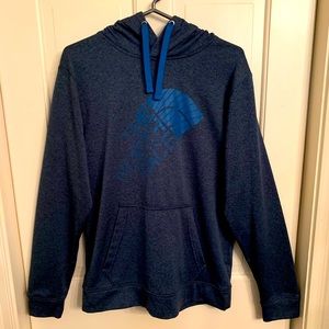 The North Face Navy blue men’s hoodie.